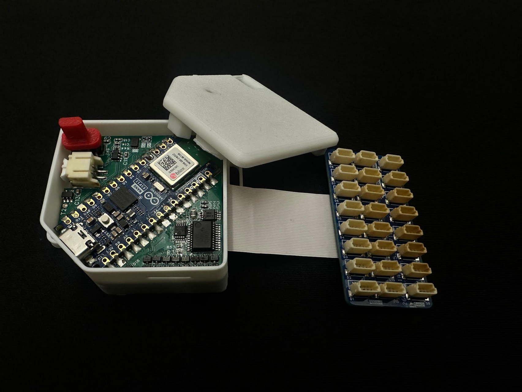 Nirduino v2 — controller, enclosure, sensor array